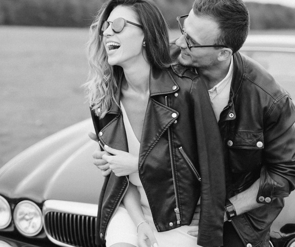 áo khoác da couple