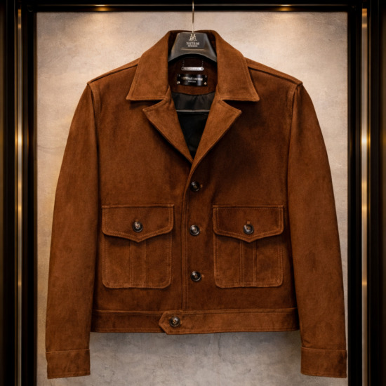 Vincenzo Double Breasted Leather Jacket