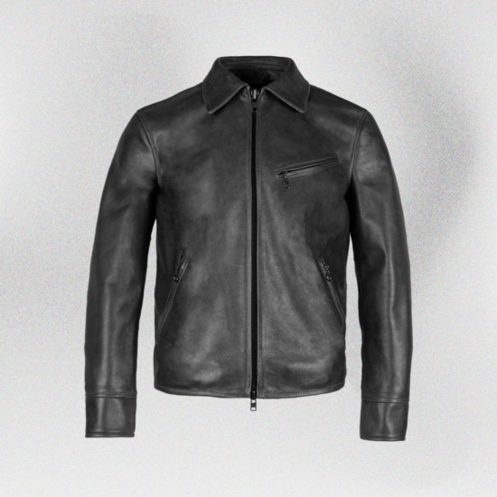 SPECTRE LEATHER JACKET - Đen