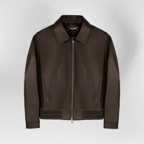 VINCENT BOXY BOMBER JACKET 2 - Brown