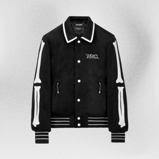 BONE JOVI VARSITY JACKET - Đen