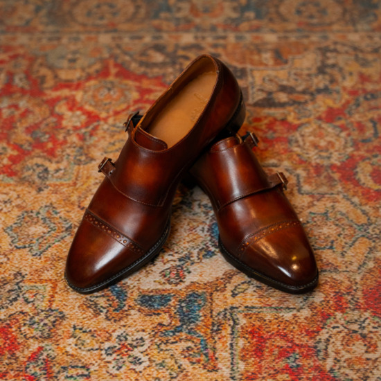 CHARRIOT DOUBLE MONKTRAP - Nâu da bò