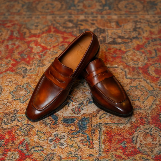 COLEORN PENNY LOAFER - Nâu da bò