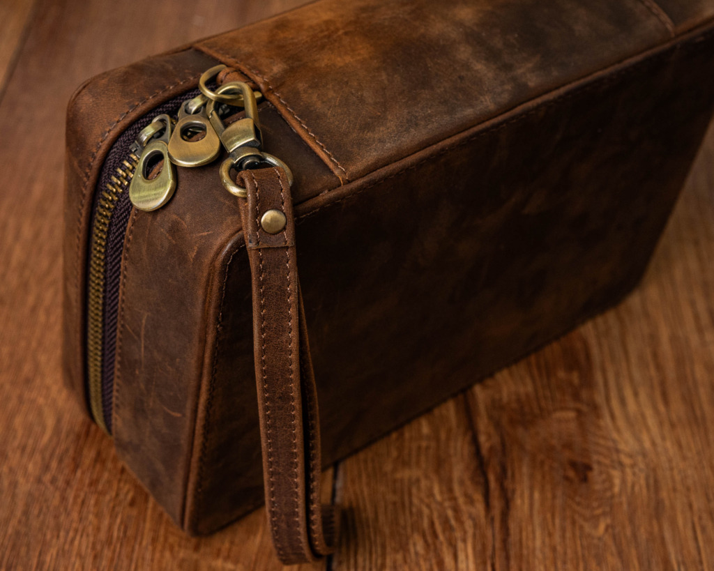 HAVANA CLUTCH PATINA HORSIE - Brown - Ảnh 4