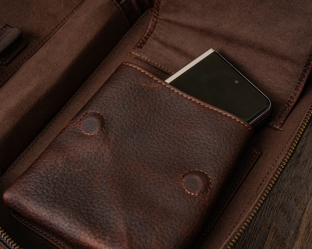 HAVANA CLUTCH PATINA HORSIE - Chocolate Brown - Ảnh 7