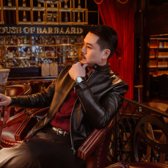 YAKUZA RACER LEATHER JACKET 2 - Black