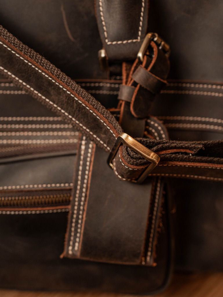 SALAMANCA PATINA TRAVEL BAG - Chocolate Brown - Ảnh 4