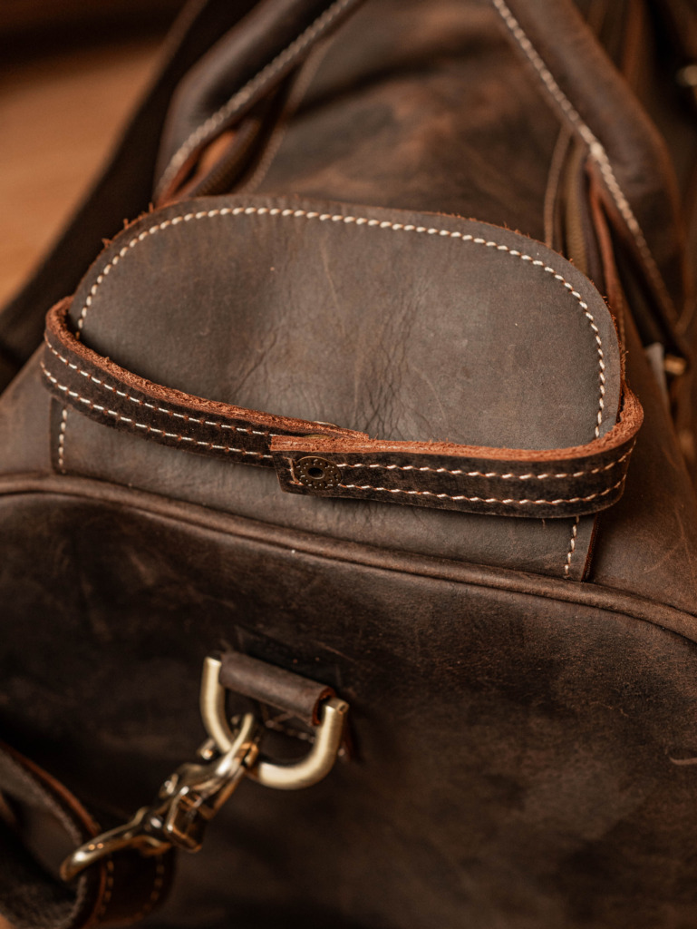 SALAMANCA PATINA TRAVEL BAG - Chocolate Brown - Ảnh 5