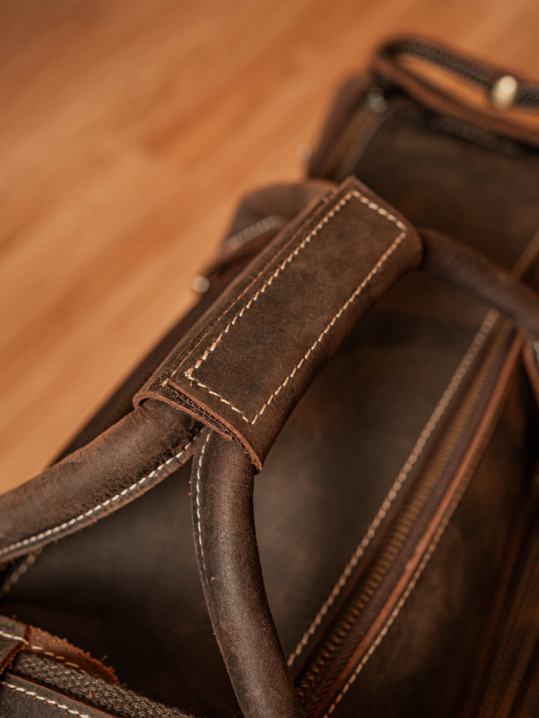 SALAMANCA PATINA TRAVEL BAG - Chocolate Brown - Ảnh 6