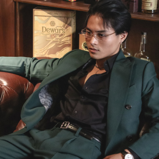 YAKUZA SINGLE BREASTED SUIT - Xanh