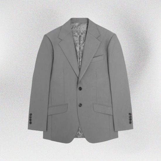 YAKUZA SINGLE BREASTED SUIT - Xám ghi