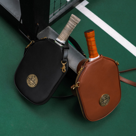 Dominus Pickleball Leather Case - Nâu