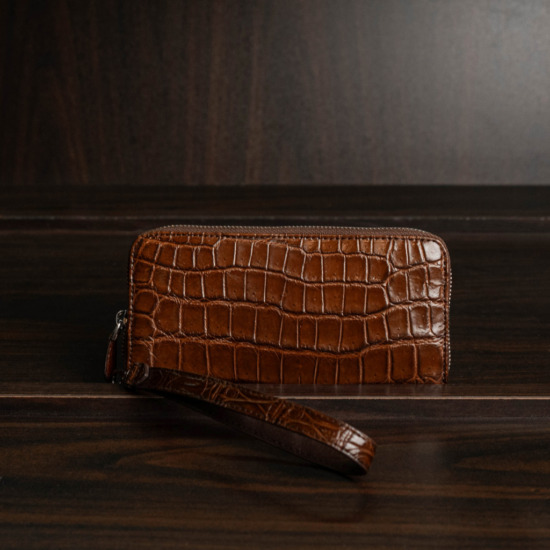 Gamble Long Wallet Crocodile